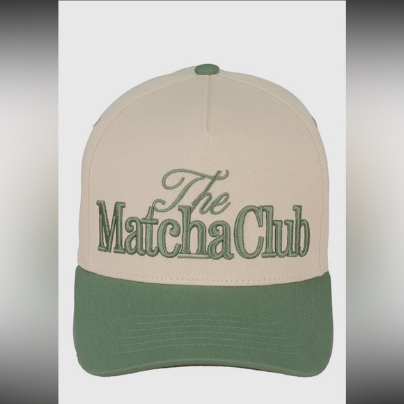 Accessories - The Matcha Club Embroidered
Trucker Cap